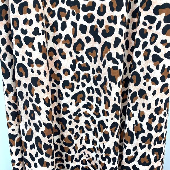 LuLaRoe Olivia Maxi Skirt Pink Leopard Women's Large - Picture 4 of 6